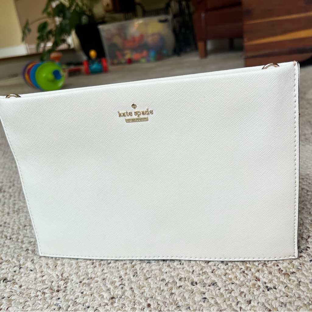 Kate Spade White Clutch